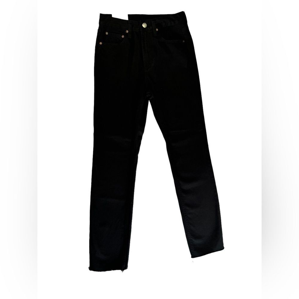 Gianni Bini NWT Straight leg High Rise Black Jean Woman’s Size 27